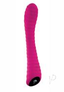 Inya Ripple Vibe Silicone Vibe 8.5in - Pink