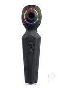 Rainbow Sucker Rechargeable Silicone Wand Vibrator