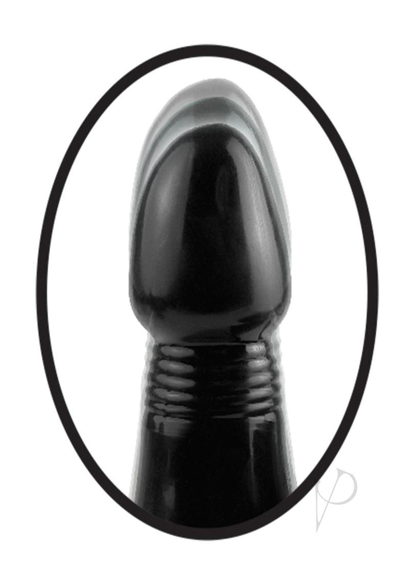 Anal Fantasy Collection Vibrating Thruster Silicone Vibe Waterproof 5.5in - Black